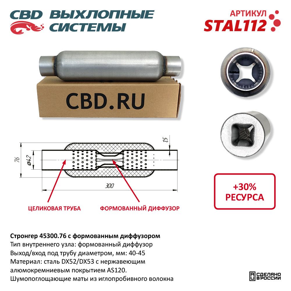Стронгер 45300.76 с формованным диффузором - CBD