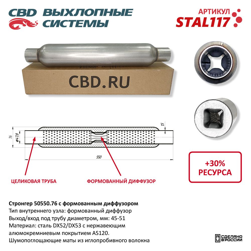 Стронгер 50550.76 с формованным диффузором - CBD