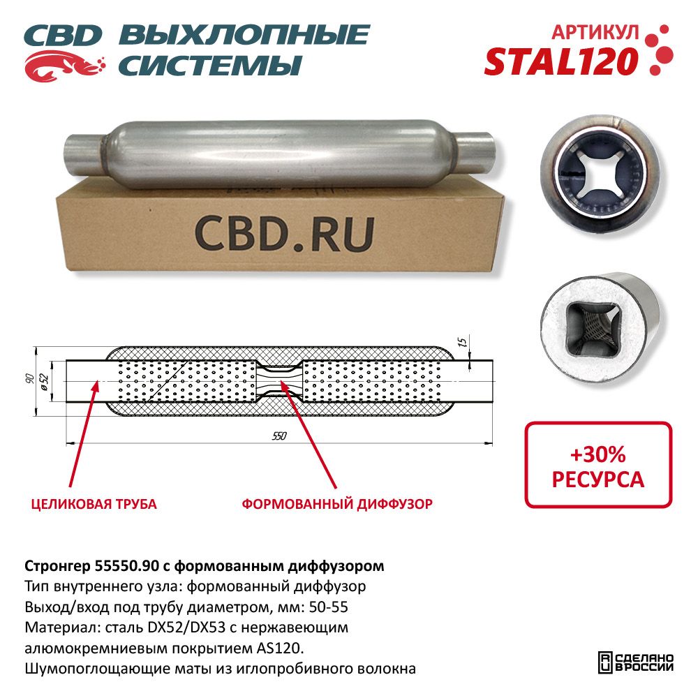 Стронгер 55550.90 с формованным диффузором - CBD